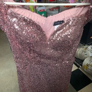 B. Darlin Sparkling Pink Gown